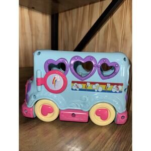 My Little Pony Rainbow Dash Friendship Bus Playskool 2014 Hasbro Blue/Pink